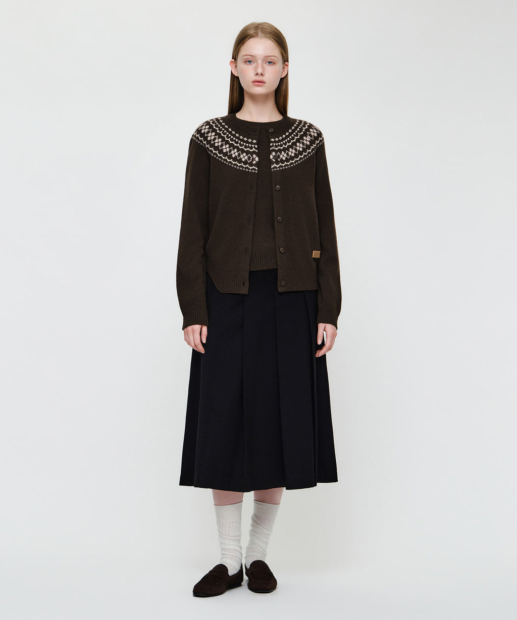 Marithe & Francois Girbaud - Belted Pleats Midi Skirt (Black) product image 3 | TRAB K-Fashion Australia