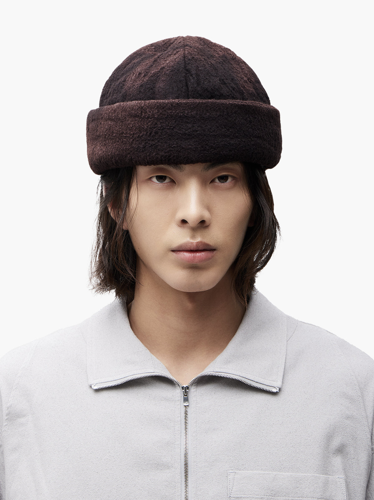 Jiyong Kim - Sun-Bleached Padded Hat (Black) product image 1 | TRAB K-Fashion Australia