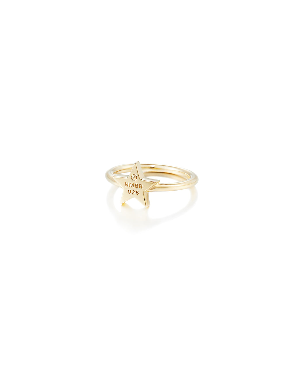 Numbering - Logo Engraved Star Ring #7411 product image 6 | TRAB K-Fashion Australia