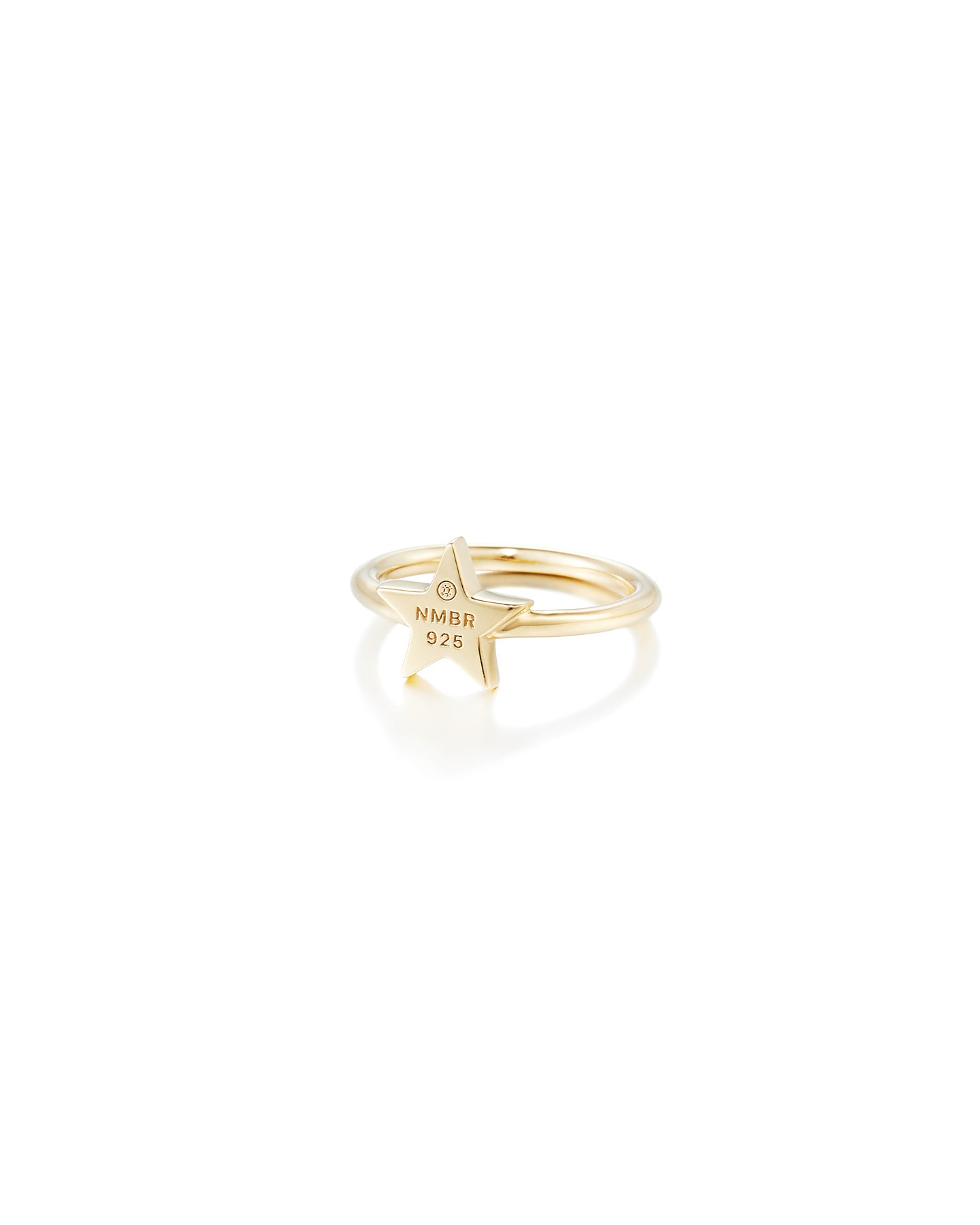 Numbering - Logo Engraved Star Ring #7411 product image 6 | TRAB K-Fashion Australia