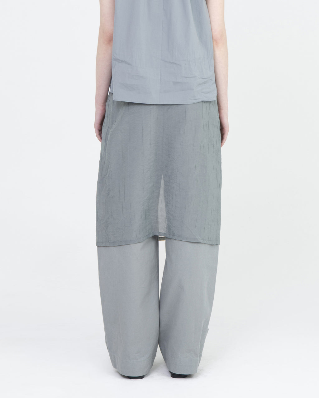 Brownyard - Wrap Skirt (Blue Grey) product image 2 | TRAB K-Fashion Australia