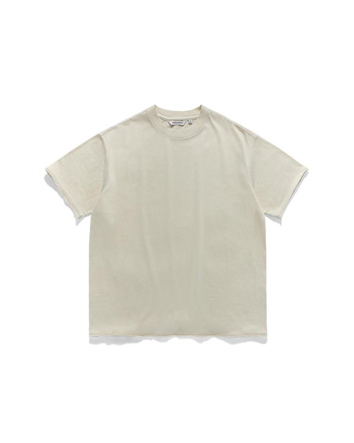 Eastlogue - Cut Out Boxy T-shirts (Ecru) product image 1 | TRAB K-Fashion Australia