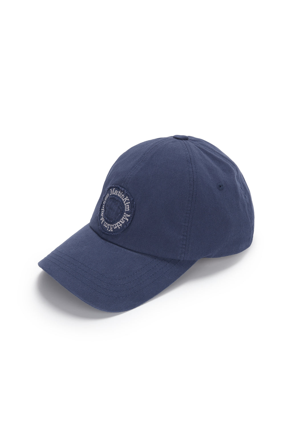 Matin Kim - Applique Circle Logo Ball Cap (Blue) product image 5 | TRAB K-Fashion Australia