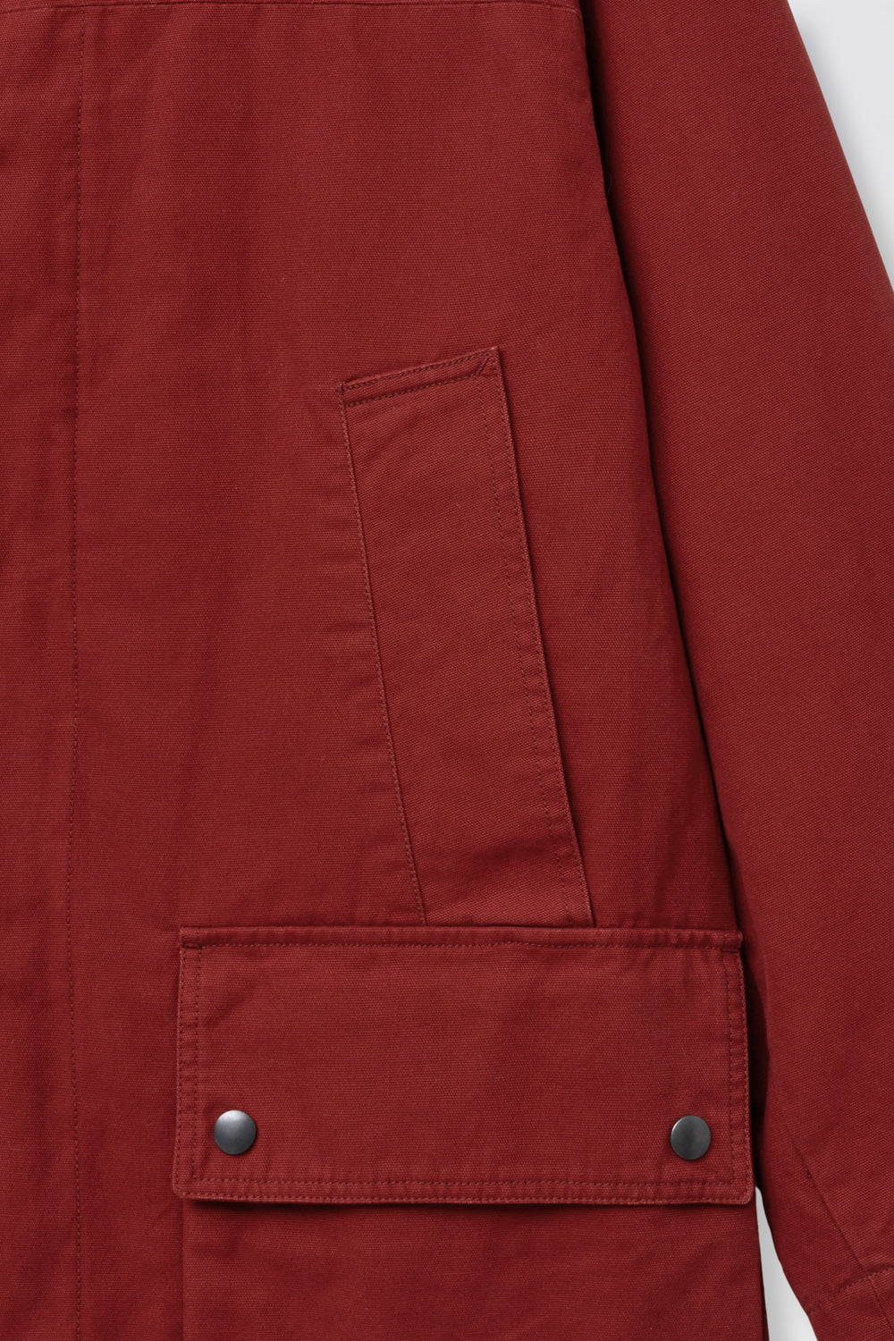 Hatchingroom - Canvas Work Parka (Dark Red) product image 5 | TRAB K-Fashion Australia