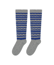 Coyseio - Striped Mori Knee Socks (Melange Grey) product image 1 | TRAB K-Fashion Australia