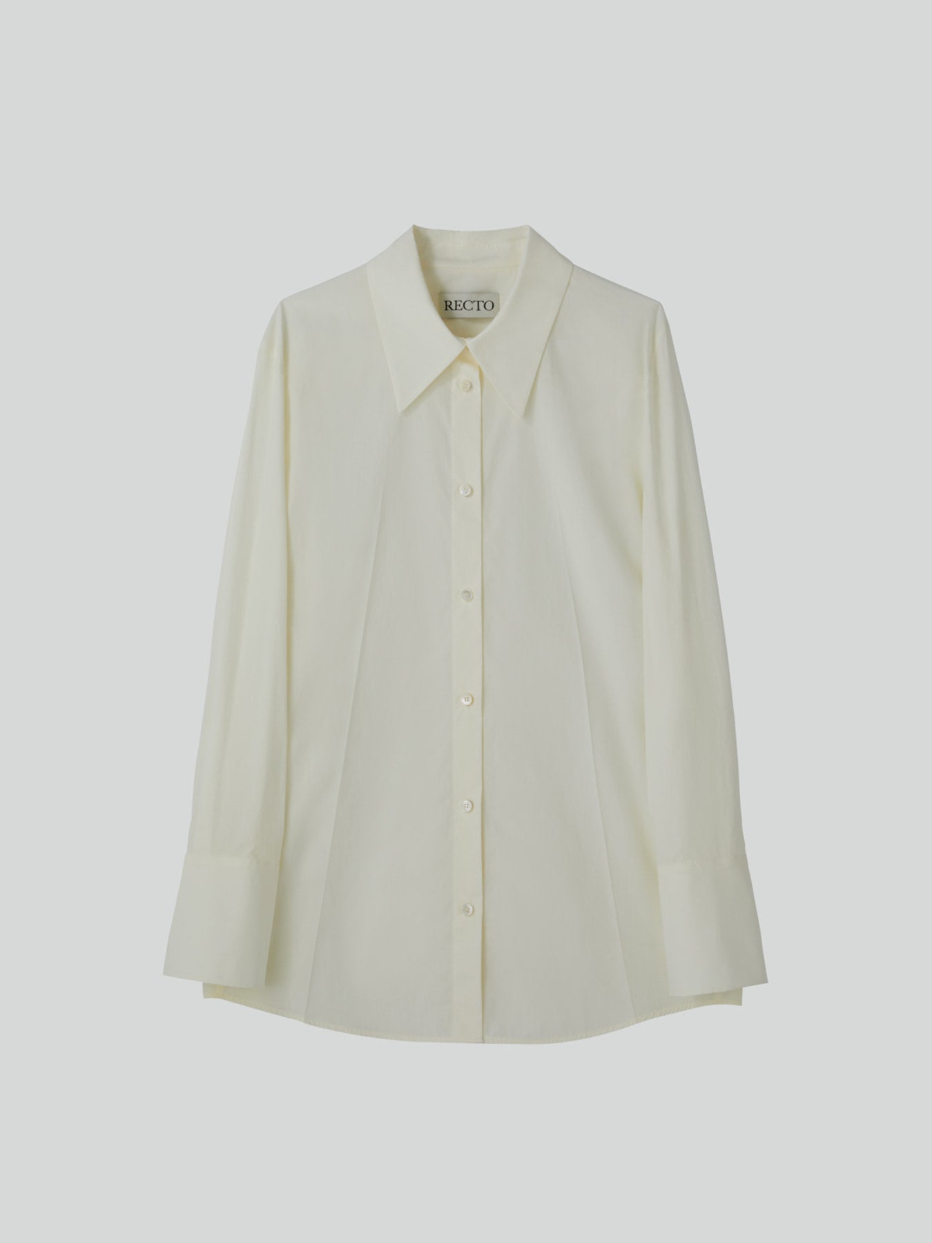 Recto - Pleats Cuffs Point Shirt (Cream) product image 11 | TRAB K-Fashion Australia