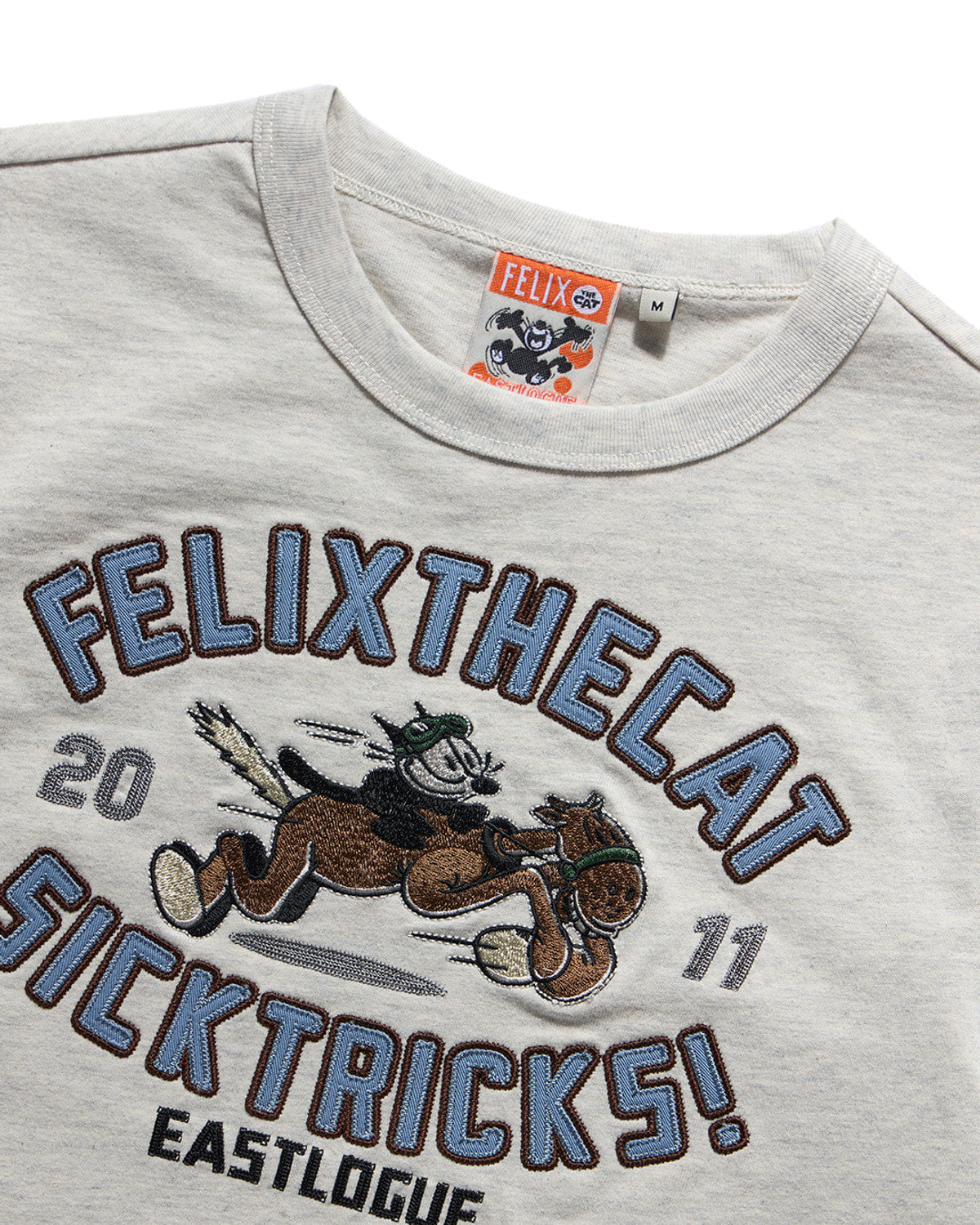Eastlogue - Sunset Gallop Felix Applique T-shirts (Oatmeal) product image 3 | TRAB K-Fashion Australia