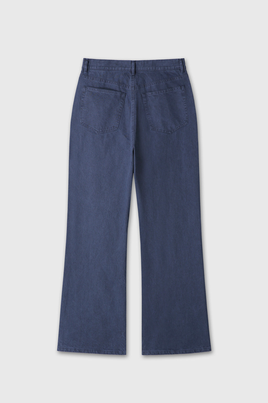 Tonywack - Washed Cotton Twill Loose Flared Jeans (Purple Blue) product image 9 | TRAB K-Fashion Australia