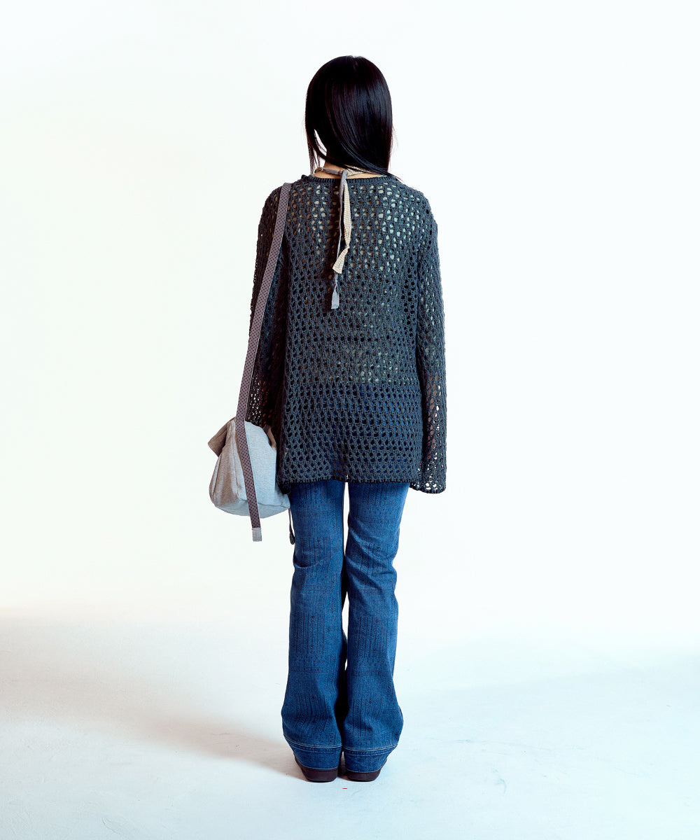 Coyseio - Hole Knit (Charcoal) product image 9 | TRAB K-Fashion Australia