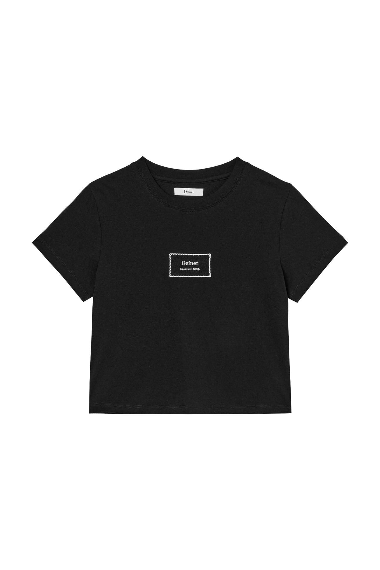 Deinet - Laced Patch T-Shirt (Black) product image 1 | TRAB K-Fashion Australia