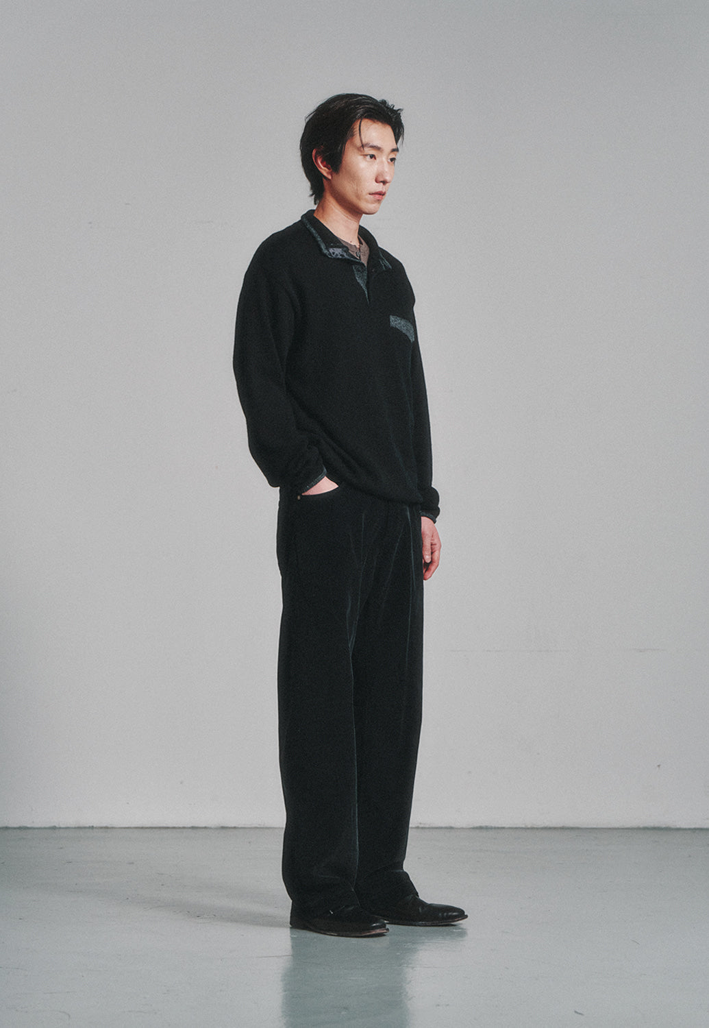 Art if acts - Garment Dyed Corduroy 5P Pants (Black) product image 2 | TRAB K-Fashion Australia