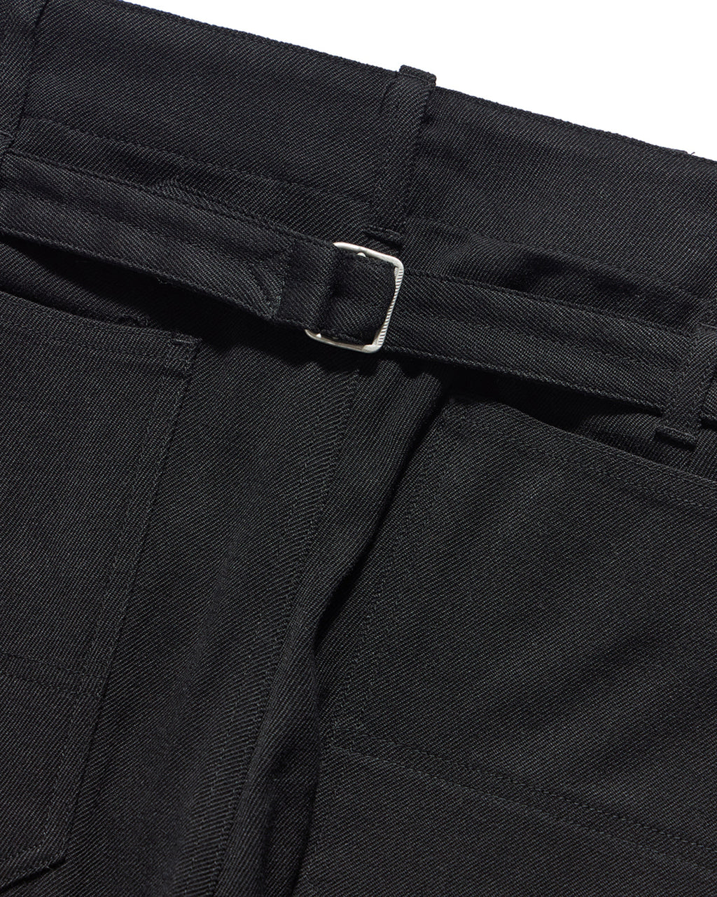 Eastlogue - Cinch Back Curved Pants (Black Twill) product image 9 | TRAB K-Fashion Australia