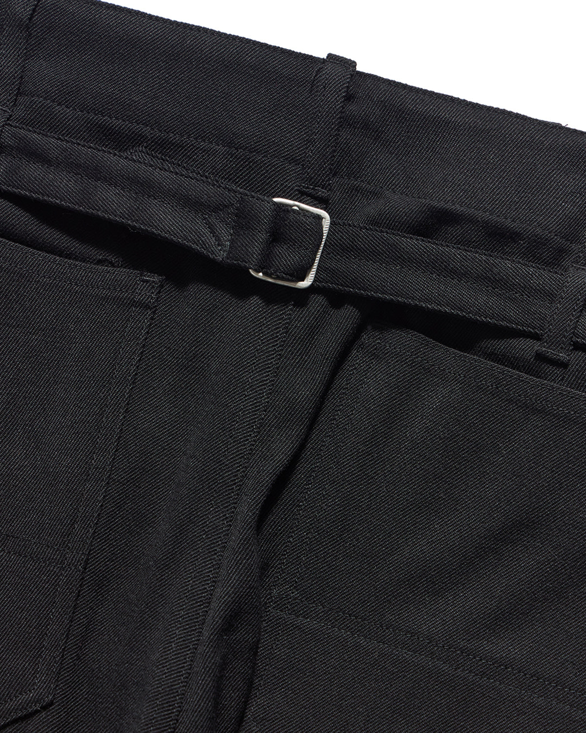 Eastlogue - Cinch Back Curved Pants (Black Twill) product image 9 | TRAB K-Fashion Australia
