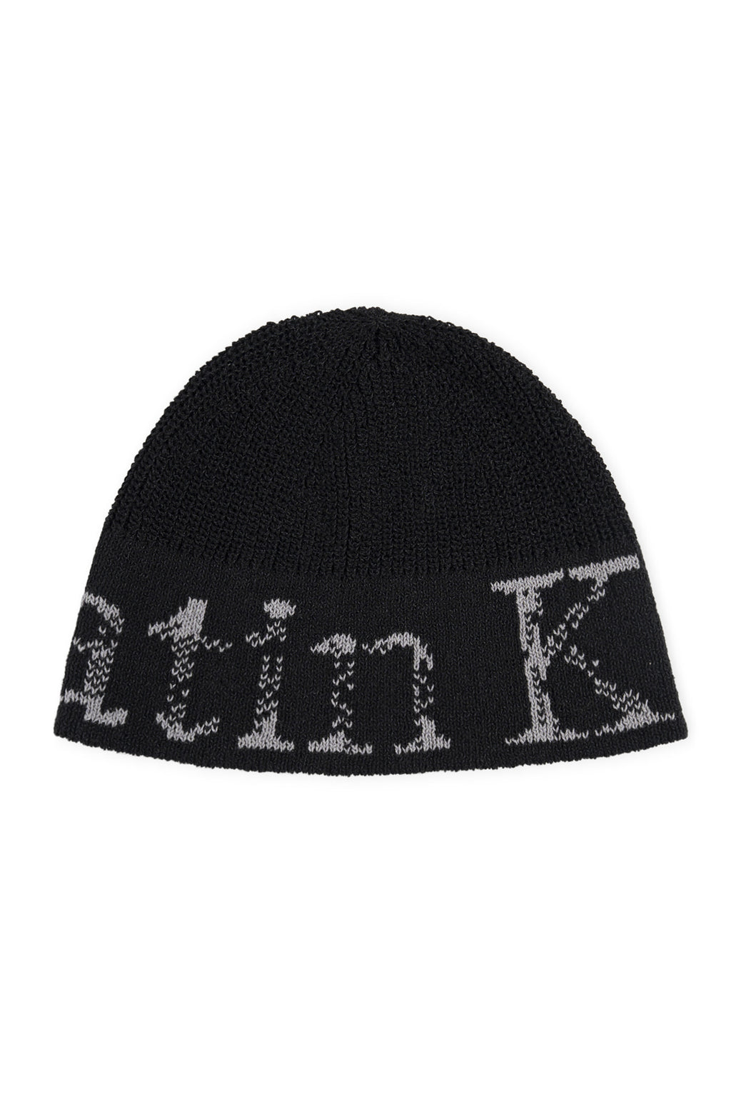 Matin Kim - Cracked Logo Light Bucket Beanie (Black) product image 1 | TRAB K-Fashion Australia