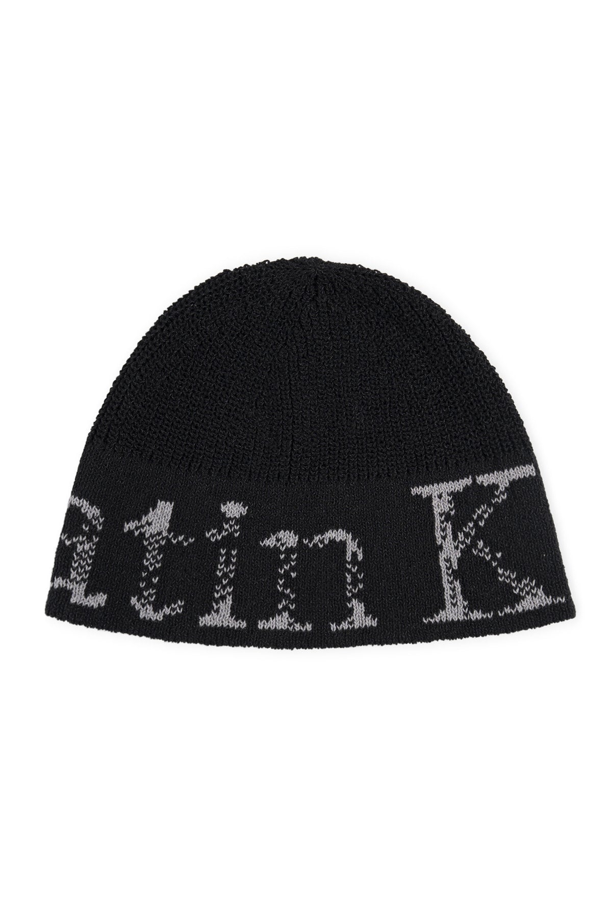 Matin Kim - Cracked Logo Light Bucket Beanie (Black) product image 1 | TRAB K-Fashion Australia