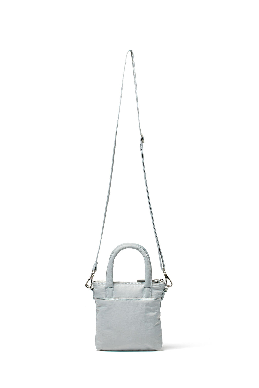 Matin Kim - Padded Cargo Two Way Mini Bag (Light Grey) product image 2 | TRAB K-Fashion Australia