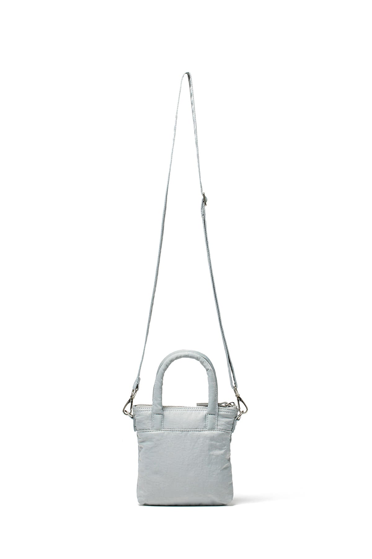 Matin Kim - Padded Cargo Two Way Mini Bag (Light Grey) product image 2 | TRAB K-Fashion Australia