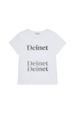 Deinet - Reverse Print T-Shirt (White) product image 1 | TRAB K-Fashion Australia