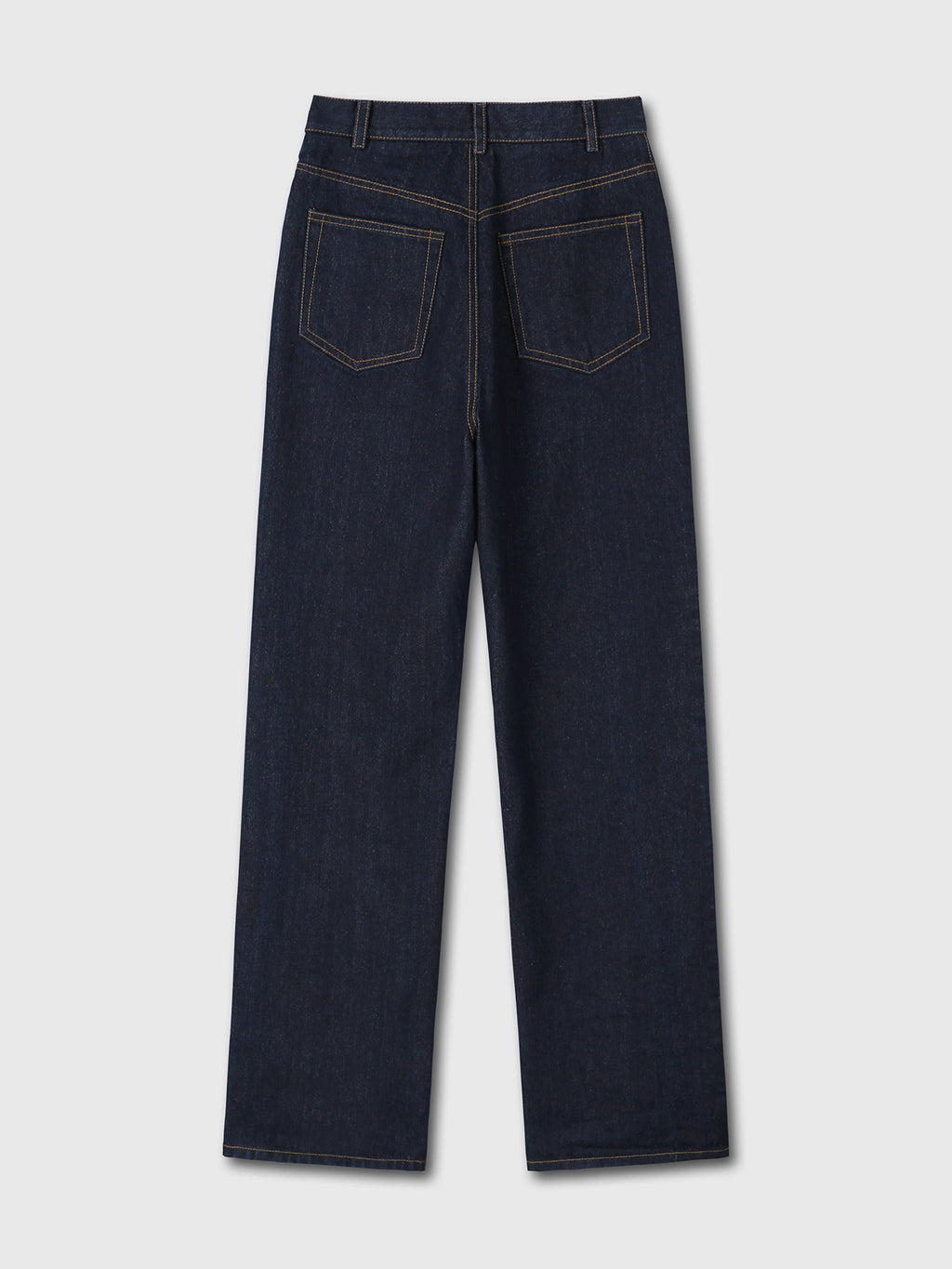 Tonywack - Rinsed Denim High Waist Wide Jeans (Blue) product image 7 | TRAB K-Fashion Australia