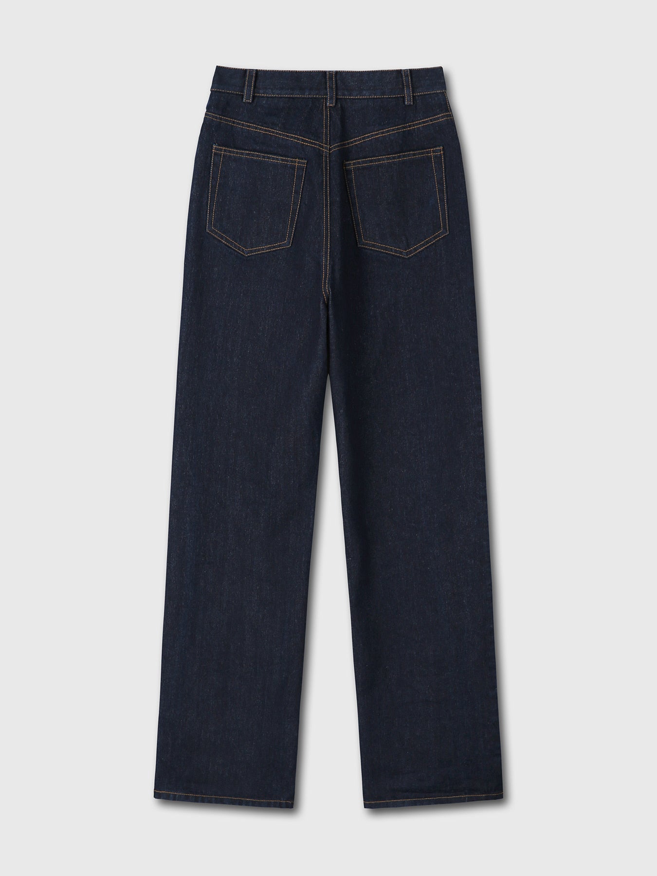 Tonywack - Rinsed Denim High Waist Wide Jeans (Blue) product image 7 | TRAB K-Fashion Australia