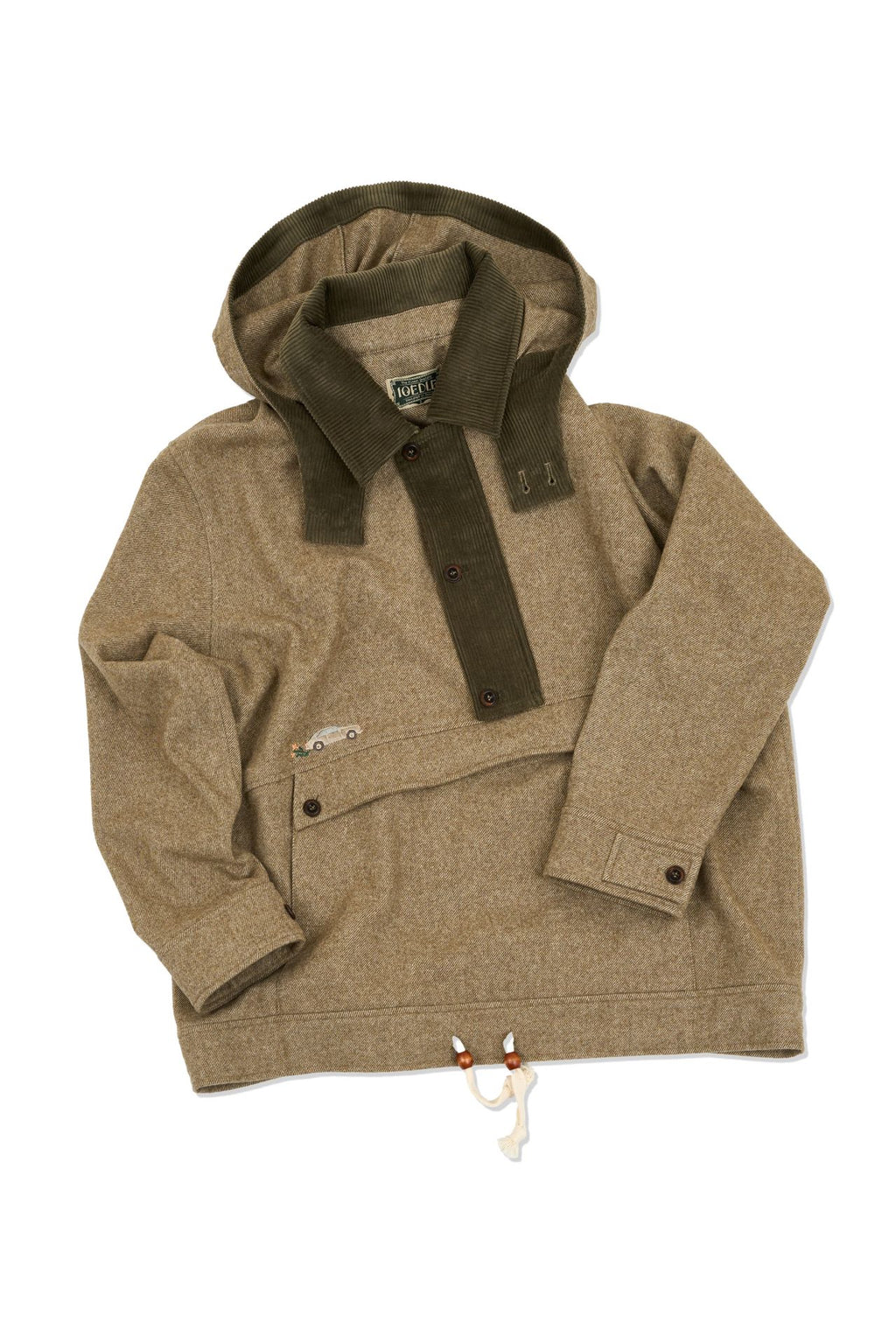 Ioedle - Uphill Hooded Anorak (Olive) product image 1 | TRAB K-Fashion Australia