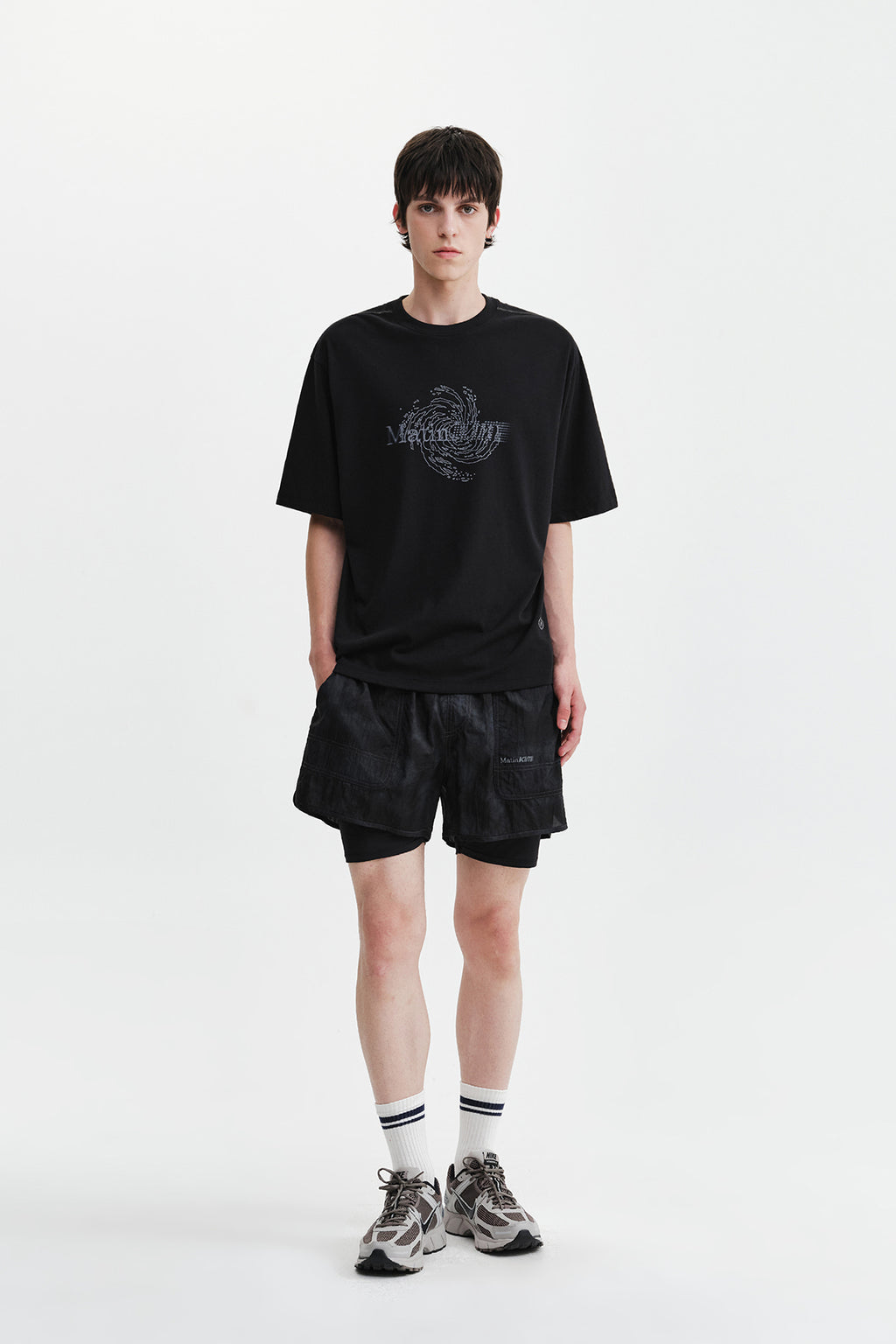 Matin Kim - Matin Pace Vortex Graffiti Top (Black) product image 9 | TRAB K-Fashion Australia