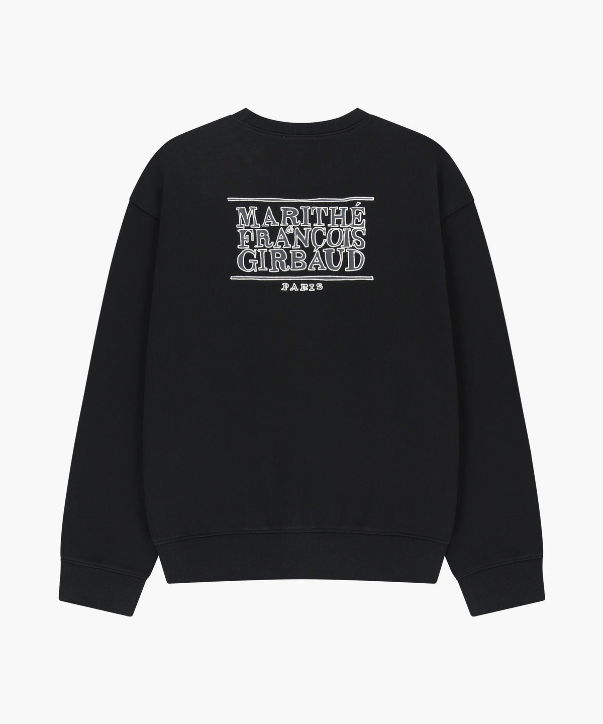 Marithe & Francois Girbaud - Doodle Classic Logo Oversized Sweatshirt (Black) product image 6 | TRAB K-Fashion Australia