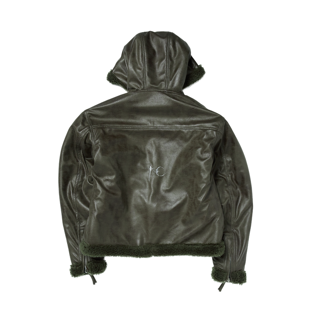 Thug Club - TC Reversible Shearling Jacket (Khaki) product image 2 | TRAB K-Fashion Australia