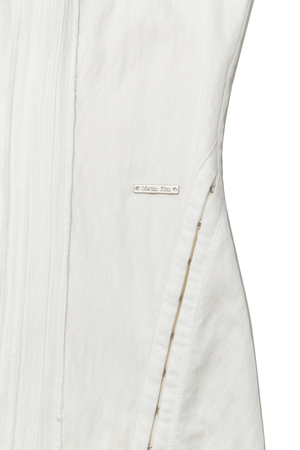 Matin Kim - Hook And Eye Layered Long Dress (Ivory) product image 4 | TRAB K-Fashion Australia