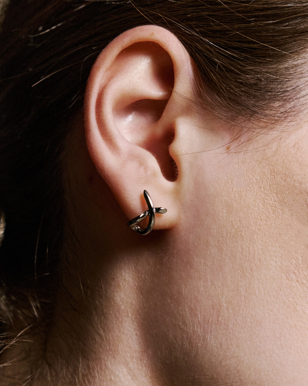 Numbering - Mini Crossover Coil Earrings #4102 product image 1 | TRAB K-Fashion Australia