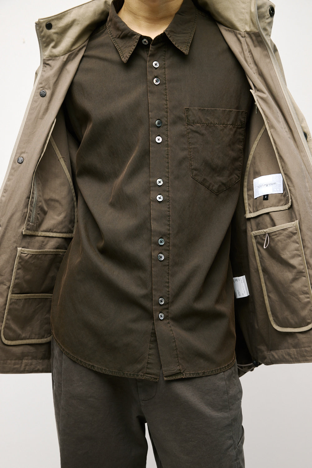 Hatchingroom - Shell Parka (Dark Beige) product image 10 | TRAB K-Fashion Australia