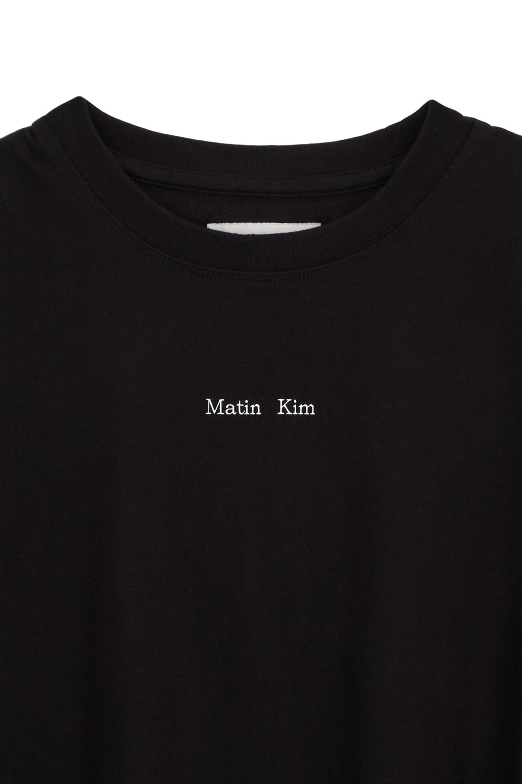 Matin Kim - Hangeul Logo Small Archive Top (Black) product image 3 | TRAB K-Fashion Australia
