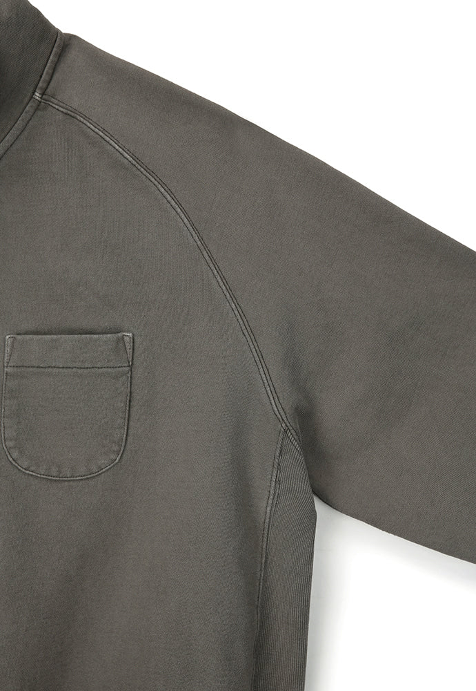 Art if acts - Garment Dyed Half Zipup Sweat (Mud Brown) product image 11 | TRAB K-Fashion Australia