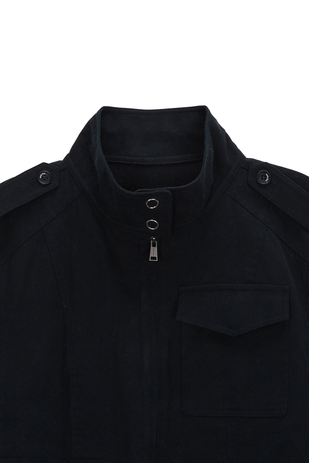 Matin Kim - Washed Slim Cargo Jumper (Dark Navy) product image 3 | TRAB K-Fashion Australia