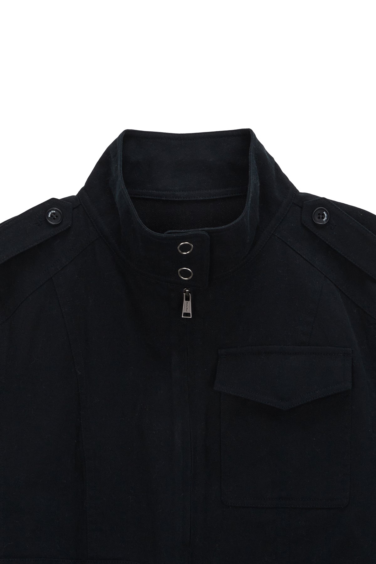 Matin Kim - Washed Slim Cargo Jumper (Dark Navy) product image 3 | TRAB K-Fashion Australia