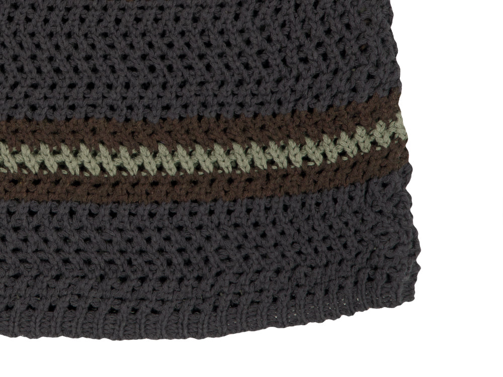 Coyseio - Stripe Layered Knit Skirt (Brown) product image 15 | TRAB K-Fashion Australia