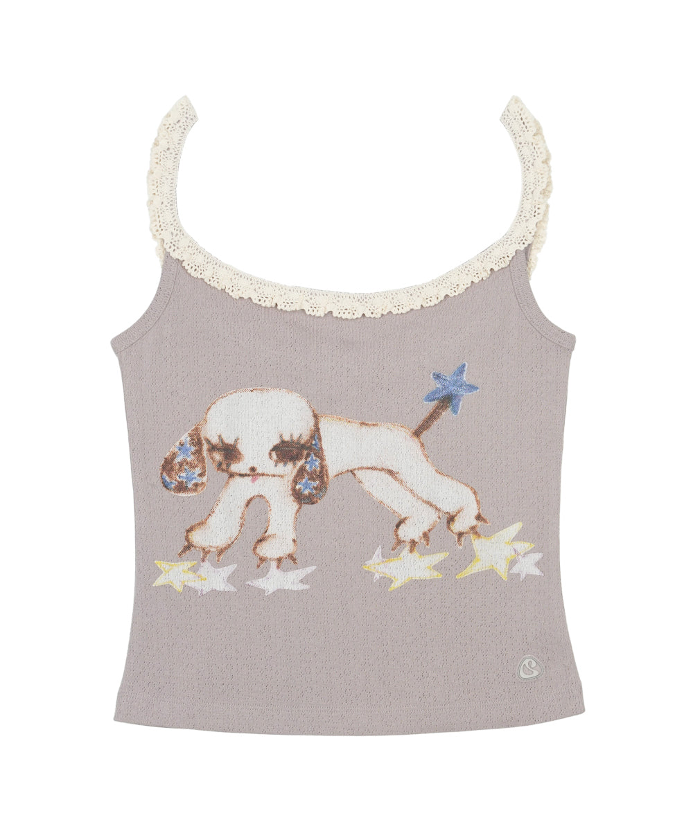 Coyseio - Vintage Puppy Lace Sleeveless (Light Purple) product image 11 | TRAB K-Fashion Australia