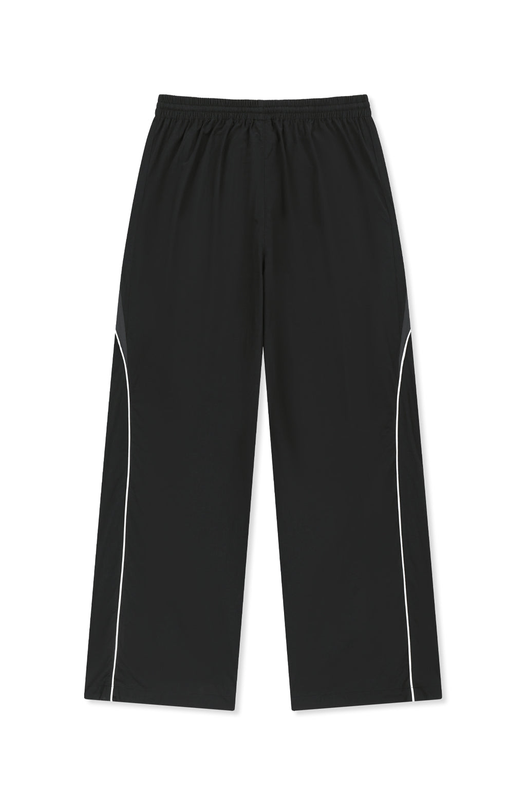 Matin Kim - Tonal Contrast Track Pants (Black) product image 2 | TRAB K-Fashion Australia