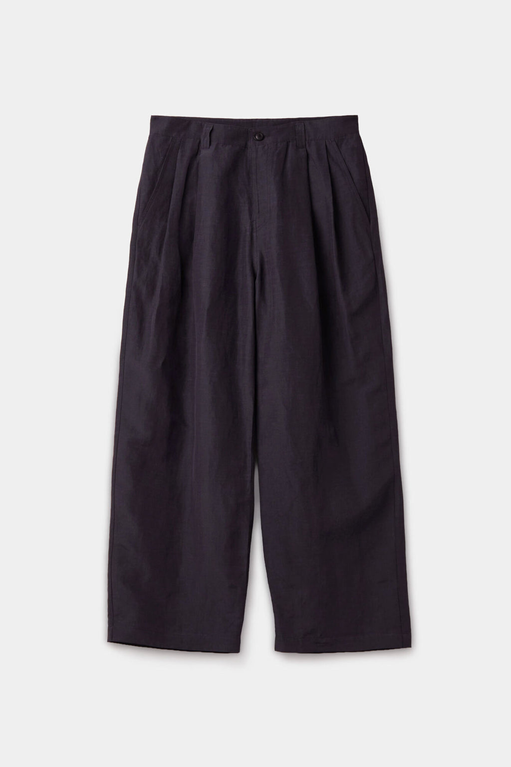 Coor - Classy Oversized Two-Tuck Trousers (Dark Navy) product image 1 | TRAB K-Fashion Australia