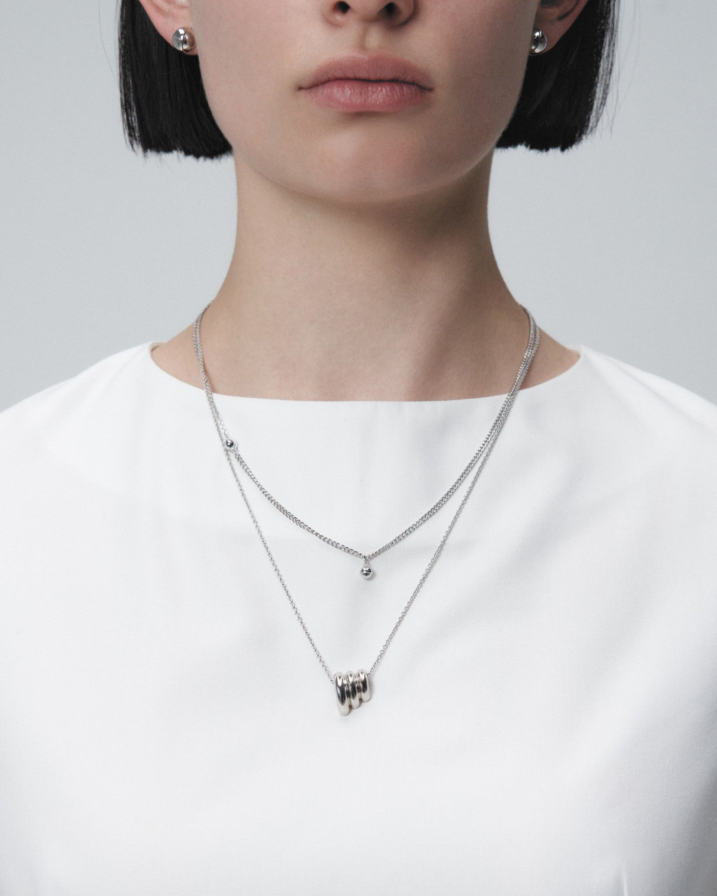 Numbering - Mini Ball Necklace #7791 product image 4 | TRAB K-Fashion Australia