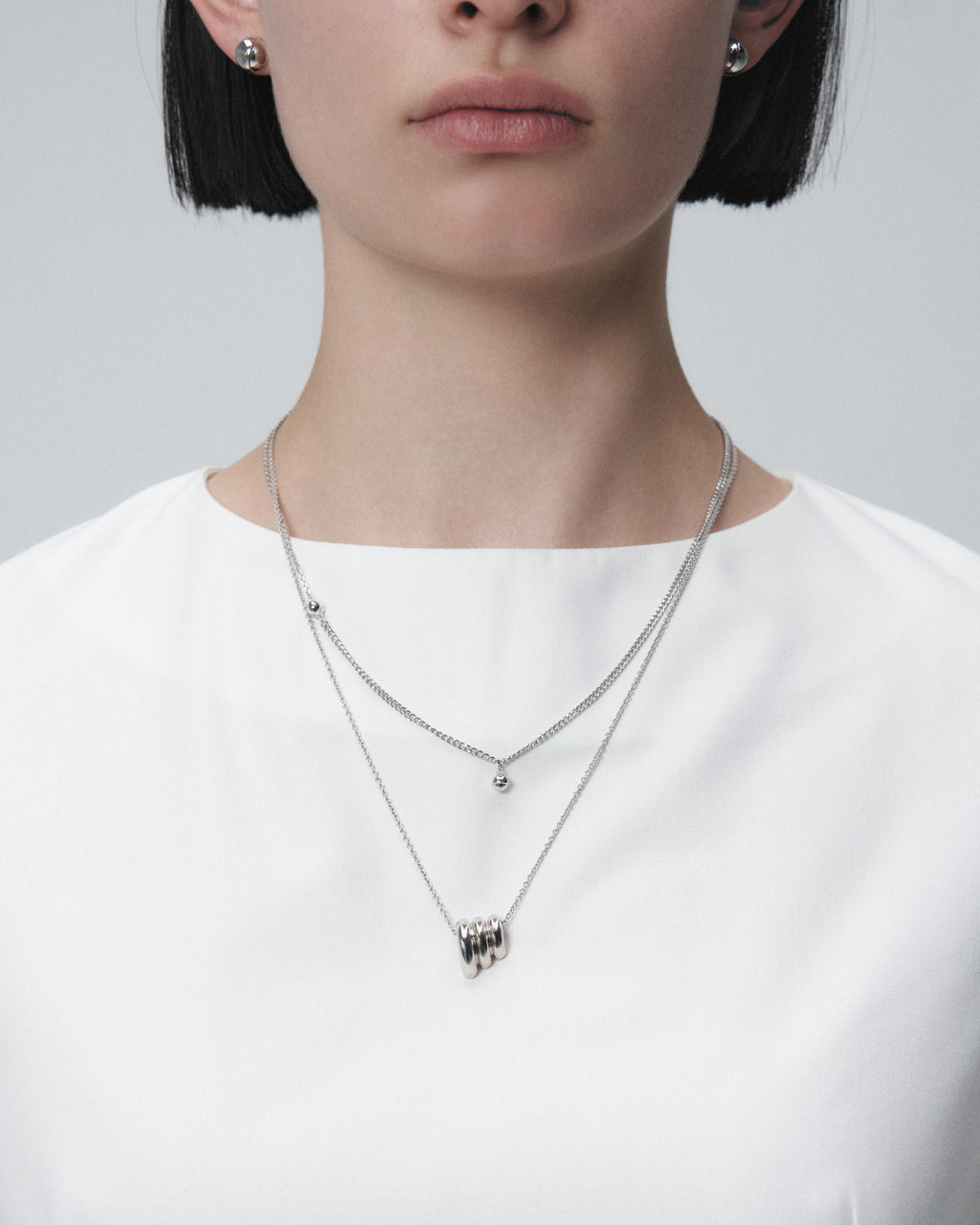 Numbering - Mini Ball Necklace #7791 product image 4 | TRAB K-Fashion Australia