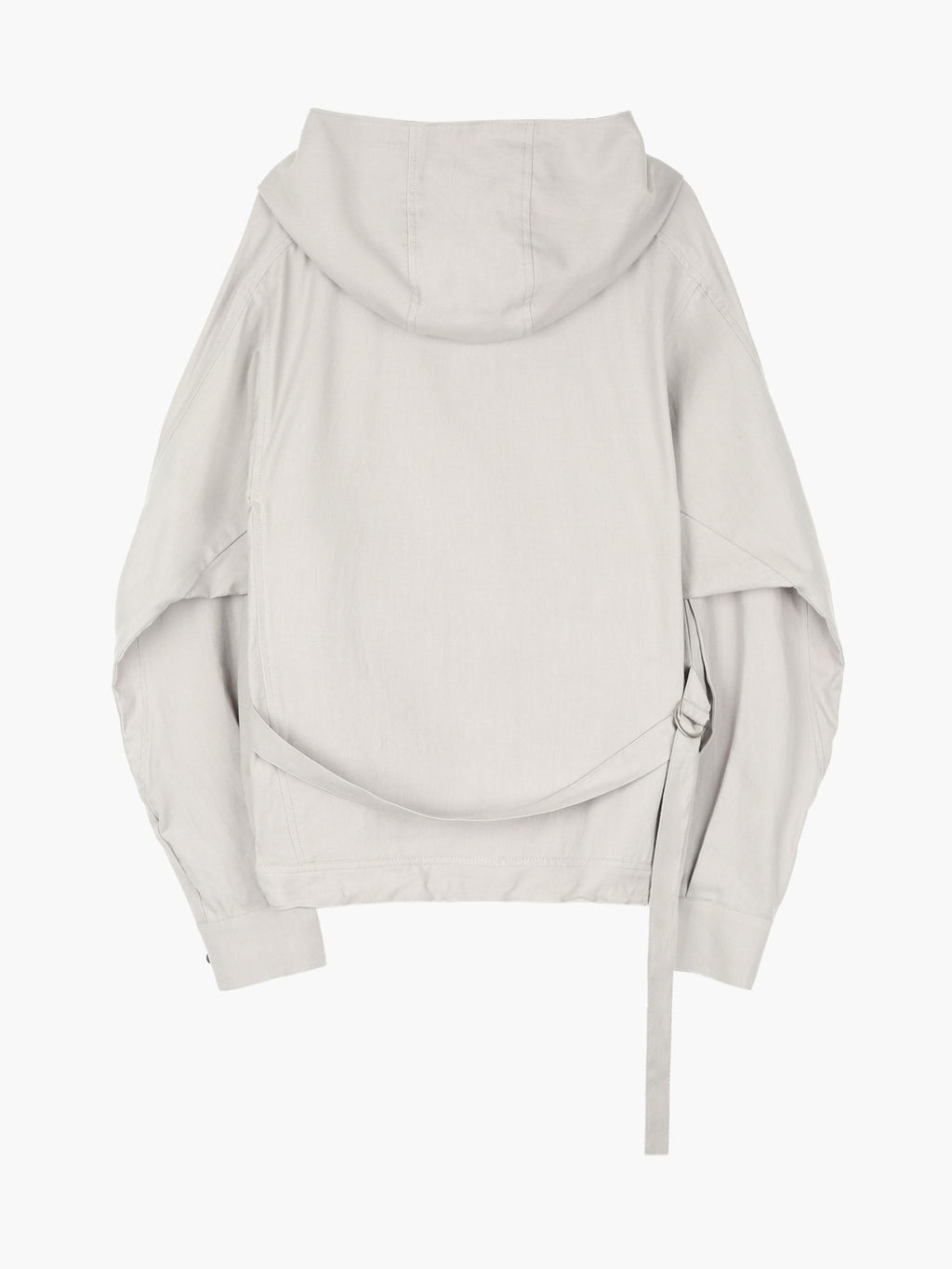 Jiyong Kim - Draped Wrap Hood Jacket (Off-White) product image 10 | TRAB K-Fashion Australia