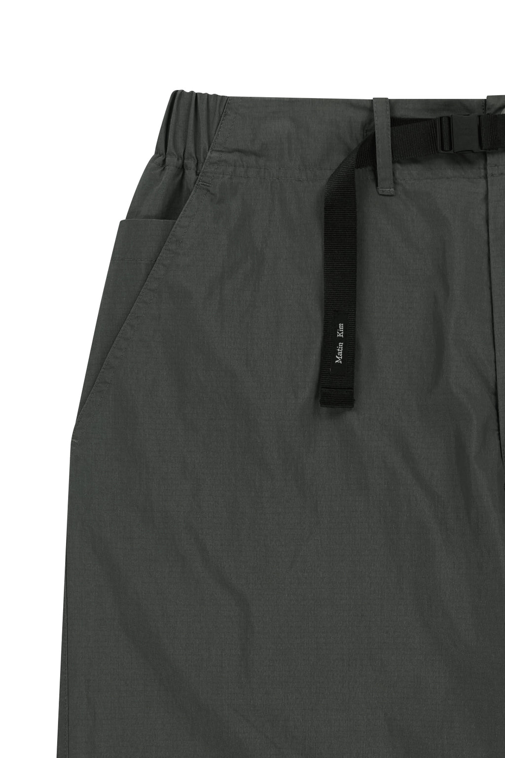Matin Kim - Strap Belted Pants (Charcoal) product image 4 | TRAB K-Fashion Australia