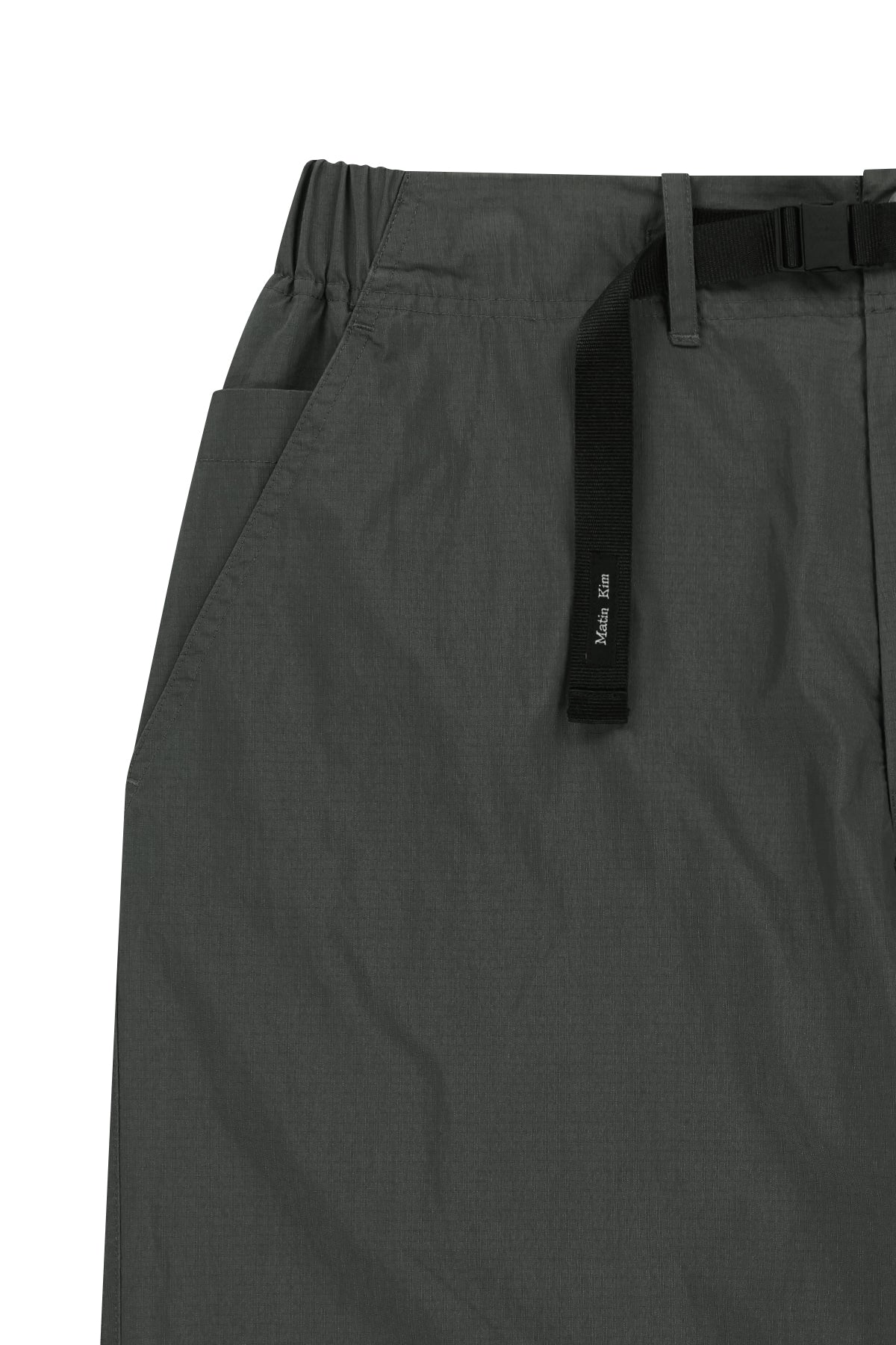 Matin Kim - Strap Belted Pants (Charcoal) product image 4 | TRAB K-Fashion Australia