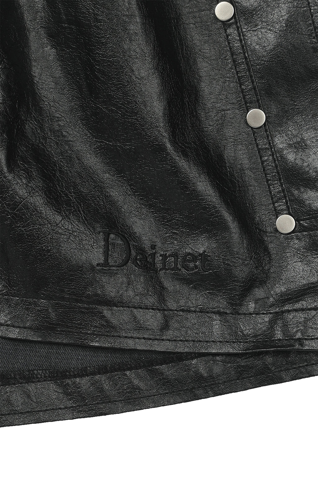Deinet - Stud Point Faux Leather Shorts (Black) product image 12 | TRAB K-Fashion Australia