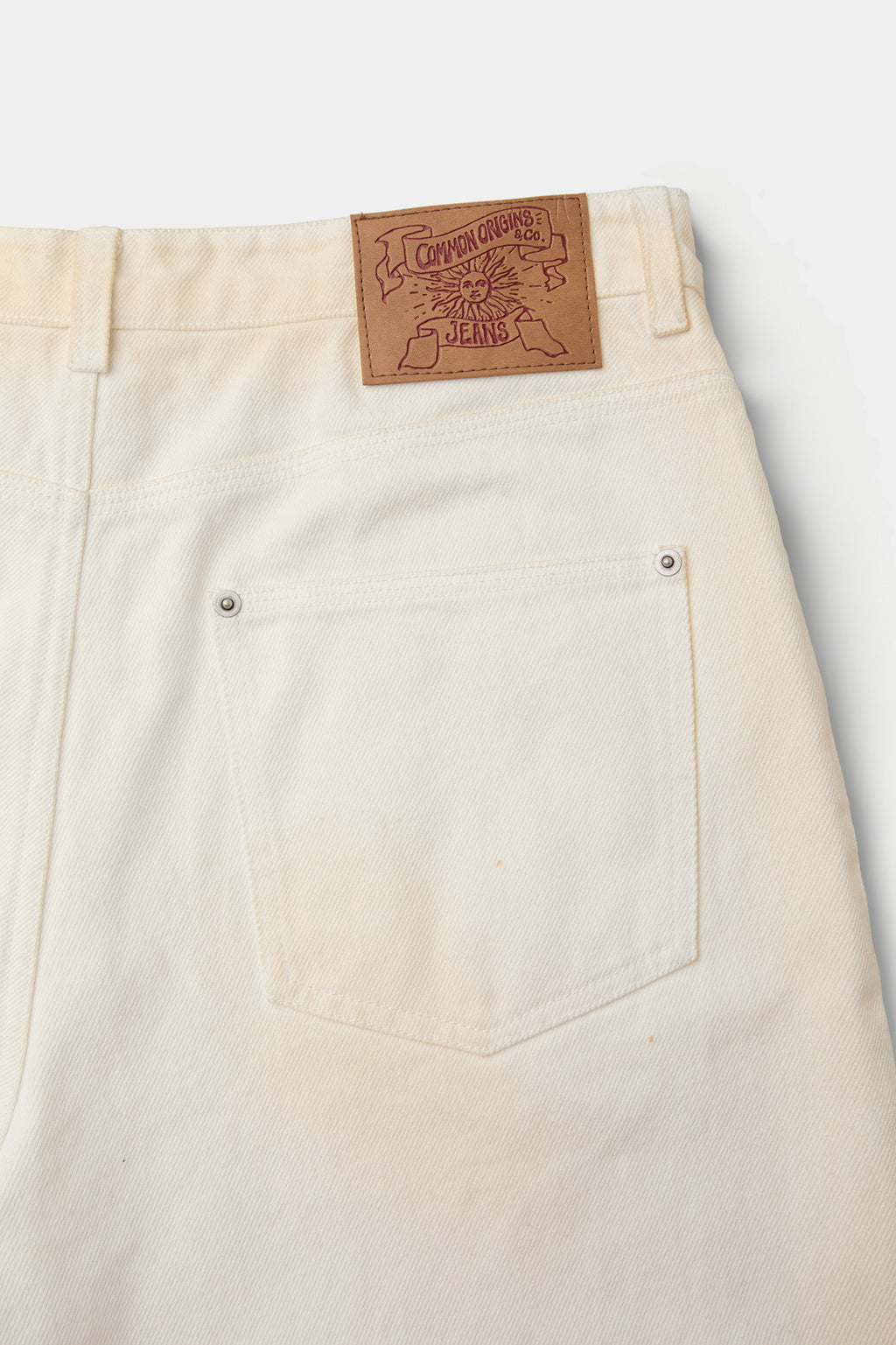 Coor - Straight Cut Dirty Vintage Wash Jeans (Vintage White) product image 6 | TRAB K-Fashion Australia