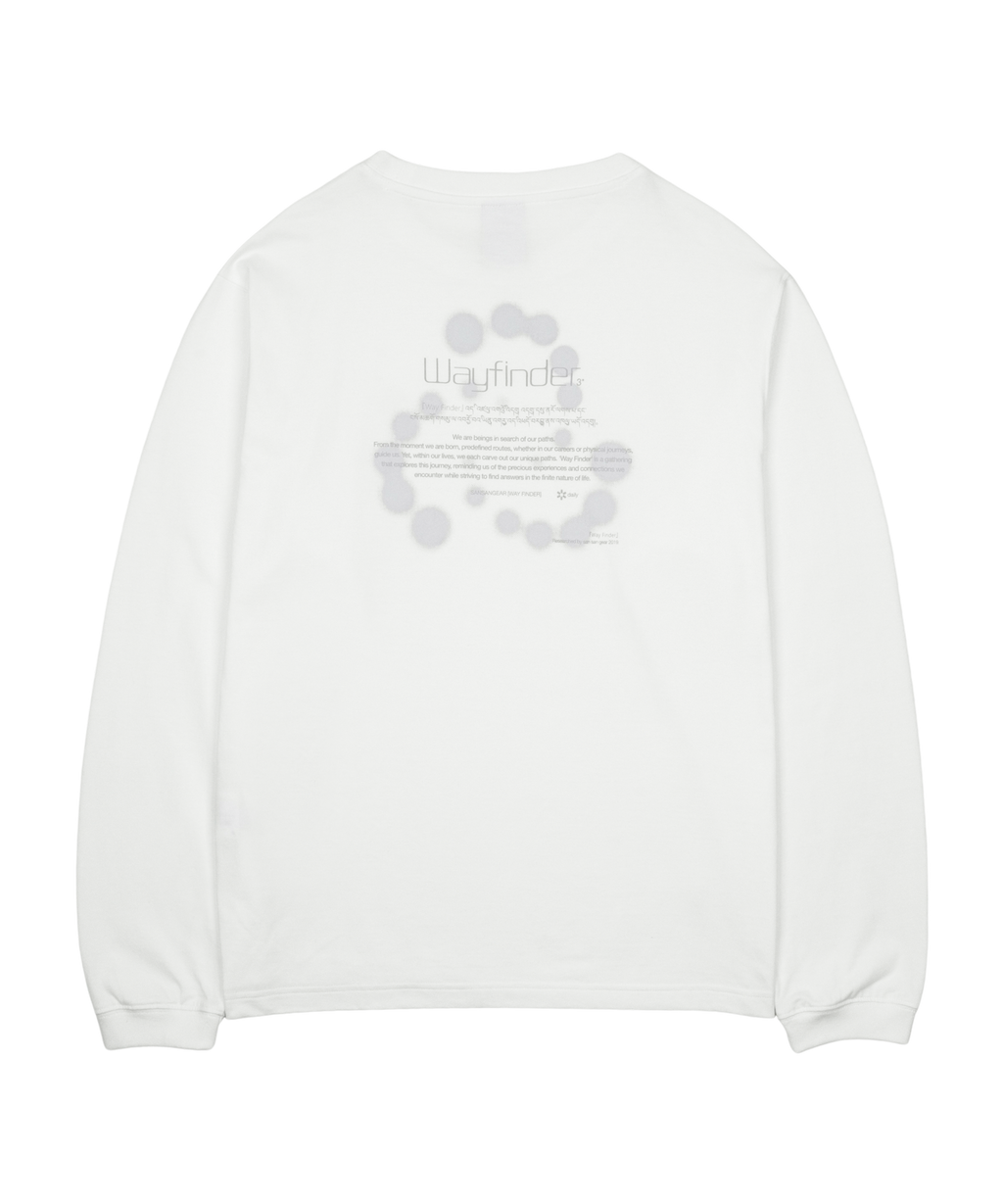 San San Gear - Logo Long Sleeves (White) product image 5 | TRAB K-Fashion Australia