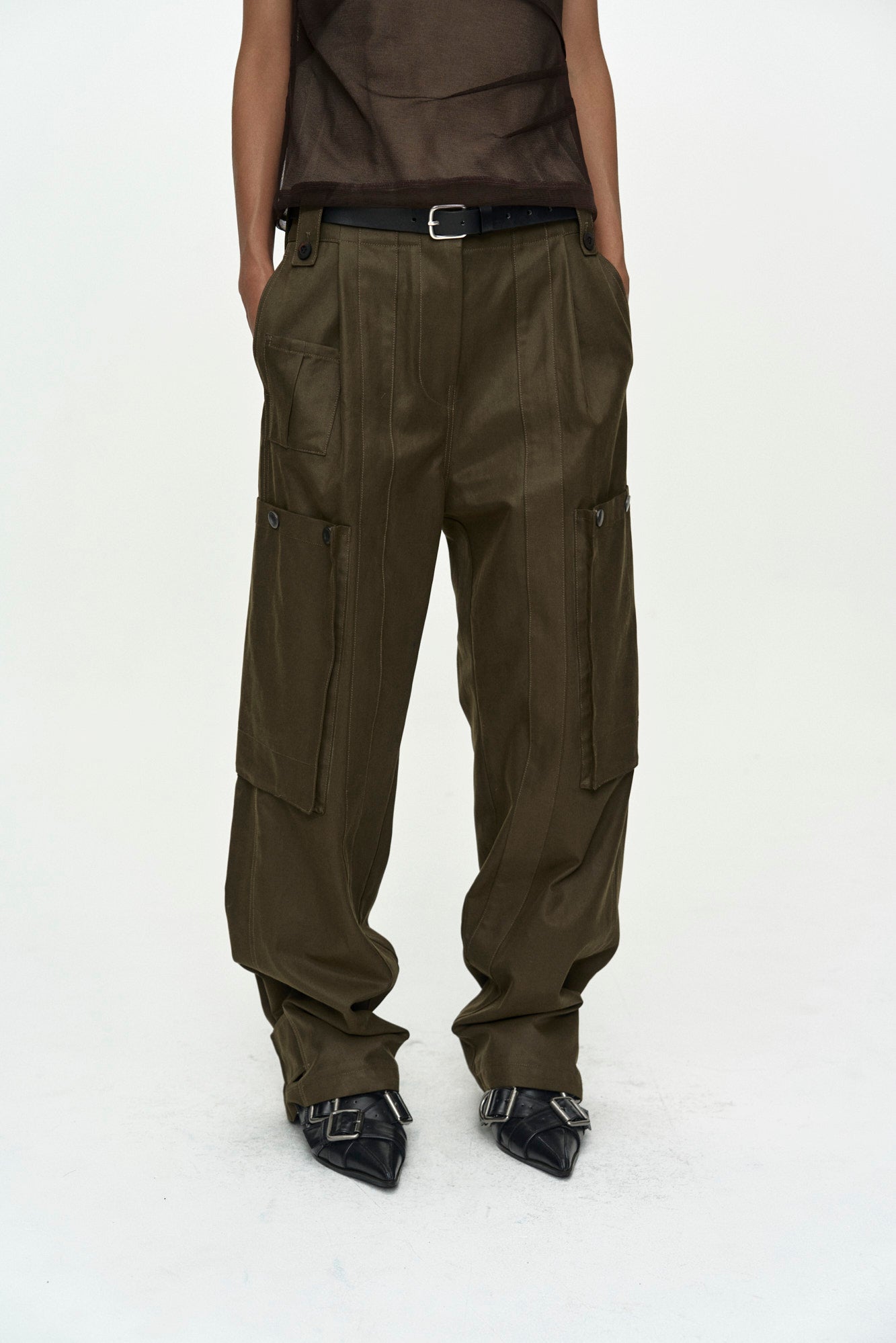 Andersson Bell - Utility Cargo Pants (Khaki) product image 5 | TRAB K-Fashion Australia