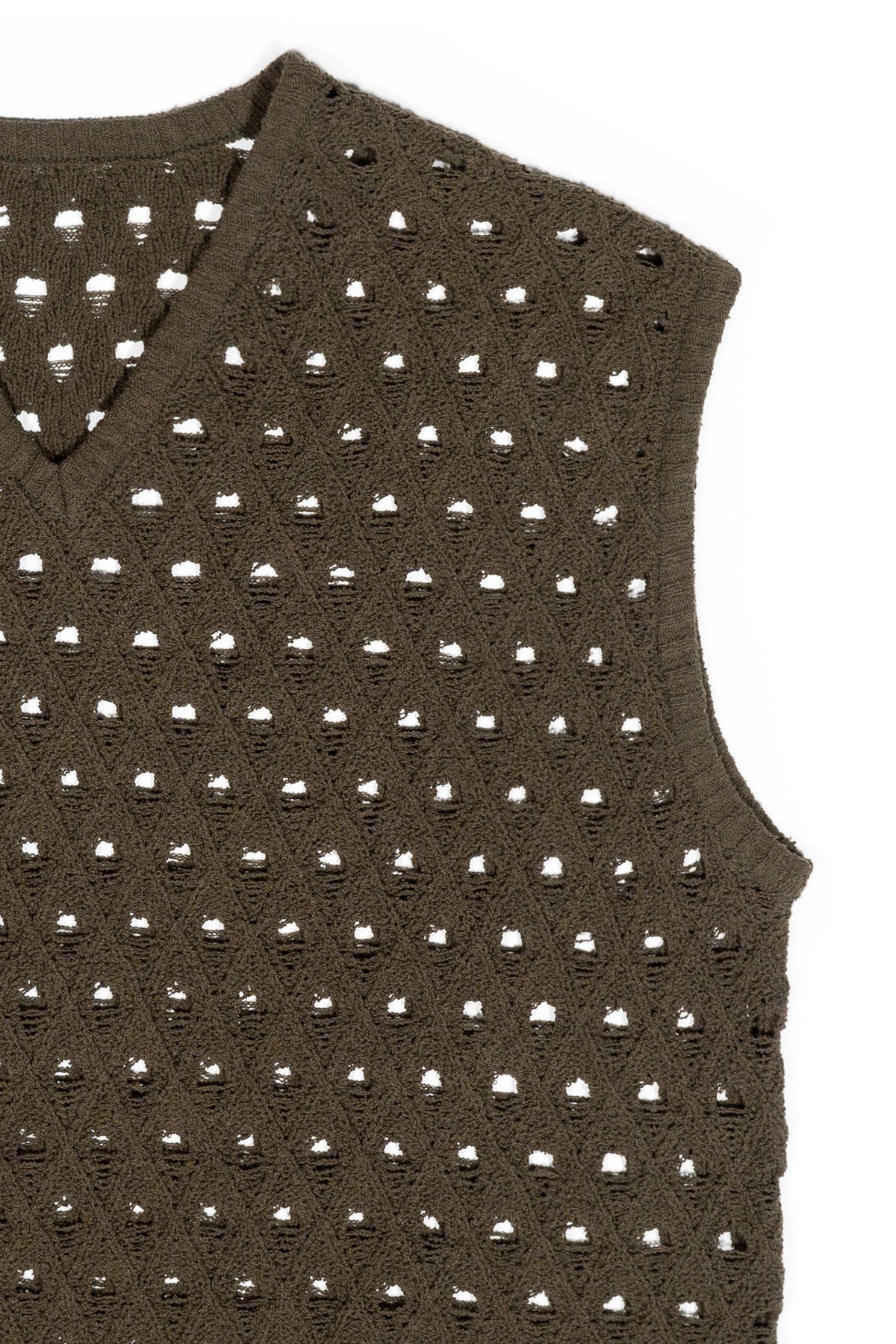 Ioedle - Olive Oil Mesh Vest (Khaki) product image 5 | TRAB K-Fashion Australia