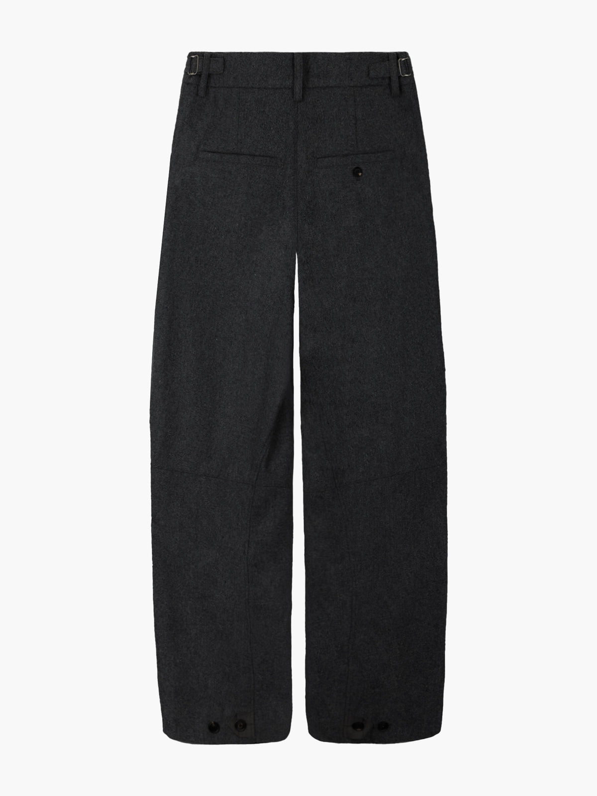 Jiyong Kim - Wool Dart Trousers (Black) product image 10 | TRAB K-Fashion Australia